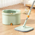 Smart-Clean Ultra İki Bölməli Fırlanan Mop və Vedrə Dəsti (Turkuaz / Nanə Yaşılı)