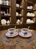 Lavender Seriyası Çay Fincanı Dəsti – 2 Nəfərlik