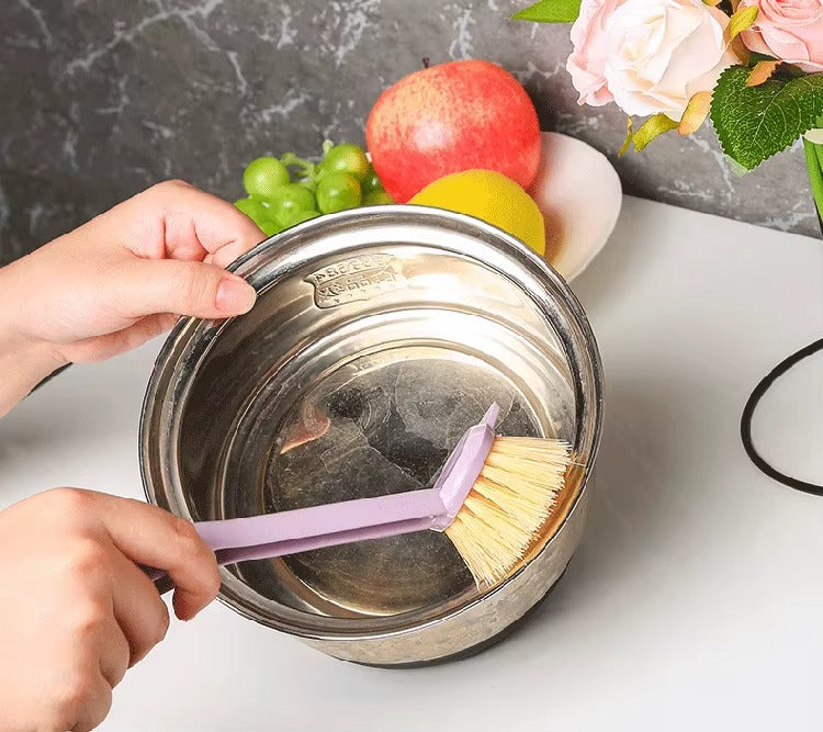 4 ədəd mini plastik mətbəx və ev üçün pəncərə təmizləmə faraşı və fırça dəsti